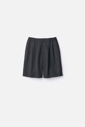 WOOL KERSEY WIDE EASY SHORT TROUSERS