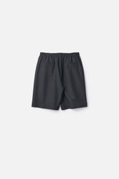 WOOL KERSEY WIDE EASY SHORT TROUSERS