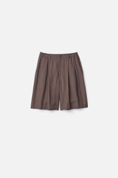 Vis Li Ra Twill Wide Easy Short Trousers