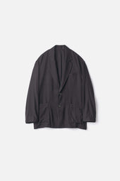 RAYON SILK FLANNEL SINGLE BREASTED JACKET