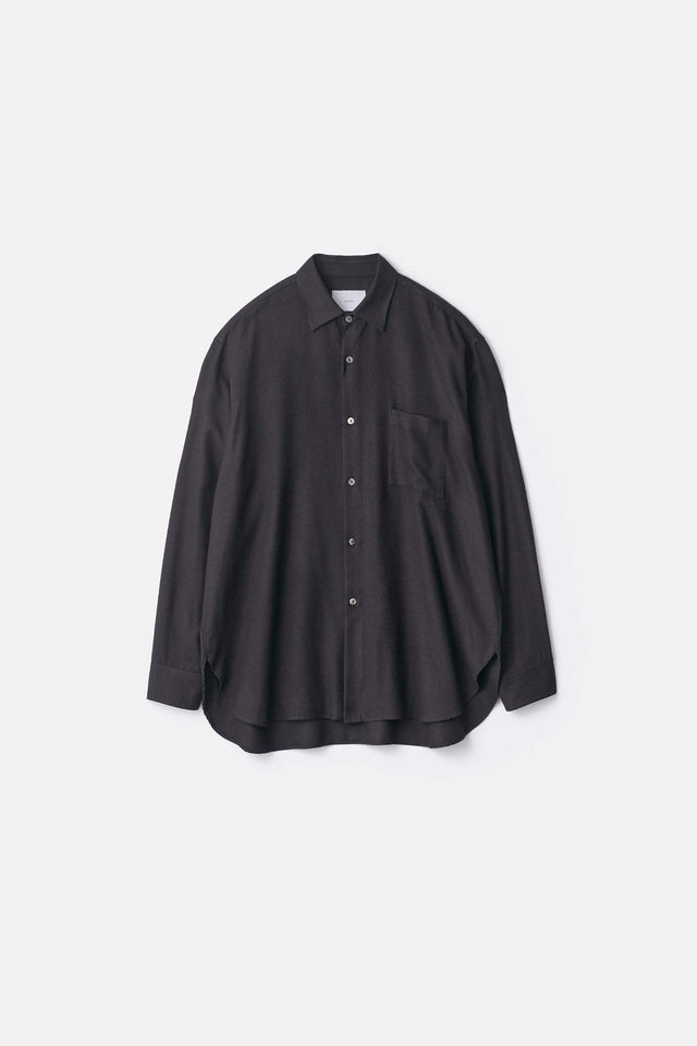 RAYON SILK FLANNEL OVERSIZED DOWN PAT SHIRT
