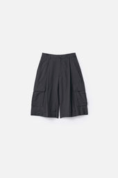 SILK CUPRO CARGO SHORT TROUSERS