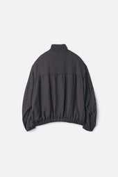 Vis Li Bright Twill Shirred Light Zip Jacket