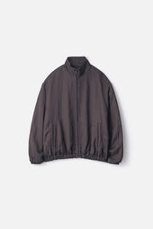 Vis Li Bright Twill Shirred Light Zip Jacket