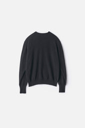 PURE CASHMERE KNIT V NECK LS