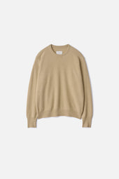 EXTRA FINE WOOL KNIT CREW NECK LS