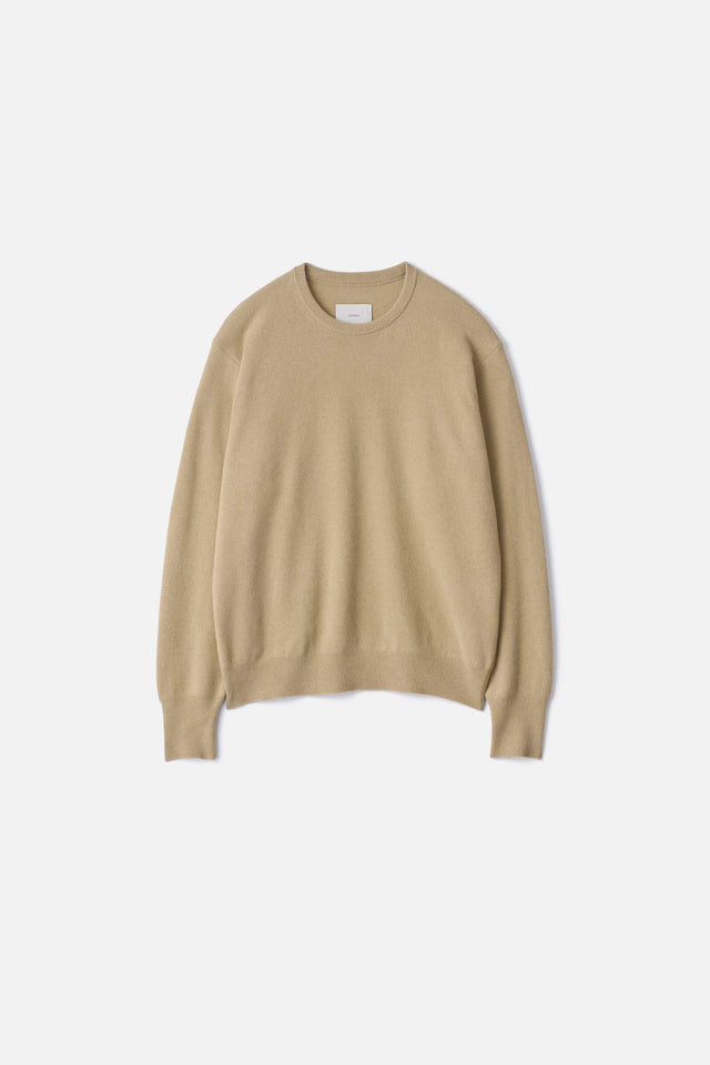EXTRA FINE WOOL KNIT CREW NECK LS