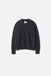 EXTRA FINE WOOL KNIT CREW NECK LS