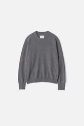 EXTRA FINE WOOL KNIT CREW NECK LS