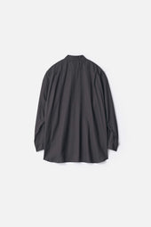 COTTON SILK OVERSIZED PLACKET SHIRT