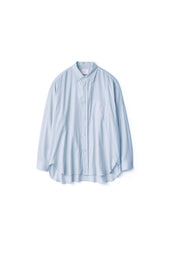 COTTON SILK OVERSIZED PLACKET SHIRT