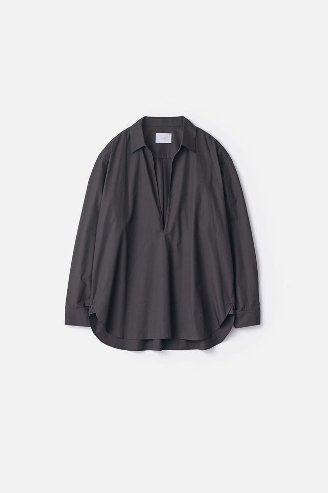 SUVIN COTTON OVERSIZED SKIPPER SHIRT