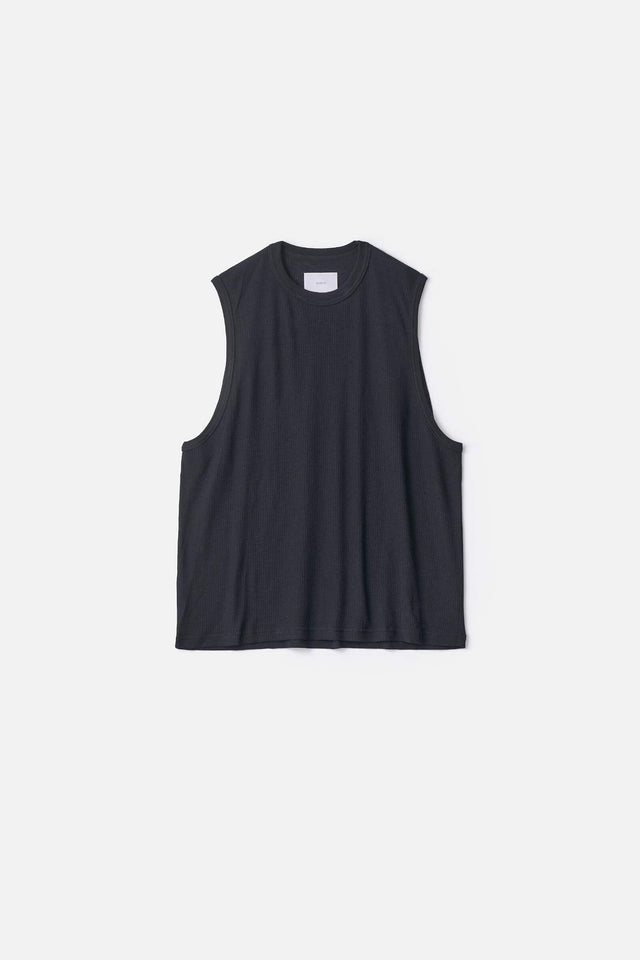FINE WOOL OVERSIZED NO SLEEVE TEE