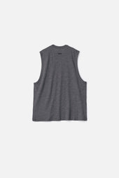 FINE WOOL OVERSIZED NO SLEEVE TEE