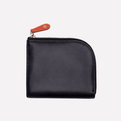 Sterling Zipped Curved Wallet With Key Strap