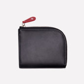 Sterling Zipped Curved Wallet With Key Strap