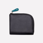 Sterling Zipped Curved Wallet With Key Strap