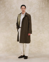 Stanford Cappotto Monopetto Reversibile In Herringbone Di Lana