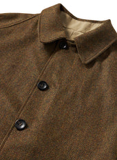 Stanford Cappotto Monopetto Reversibile In Herringbone Di Lana