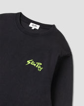 Stan OG Long Sleeve Tee (Washed Black / Lime)