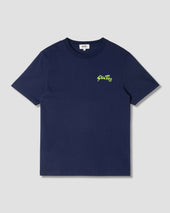 Stan OG Tee (Navy / Lime Green)