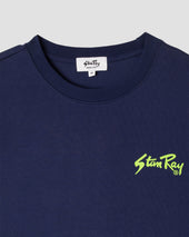Stan OG Tee (Navy / Lime Green)