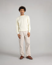 Waffle Long Sleeve Crew (Natural)