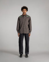 Western Shirt (Washed Black Poplin)