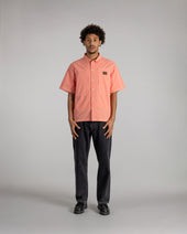 Short Sleeve Painter Shirt (Washed Red)