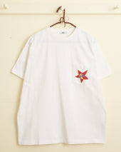 Star Pocket Tee - White