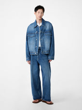 Stein Denim Jacket In Worn Wash