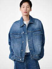 Stein Denim Jacket in Worn Wash Indigo