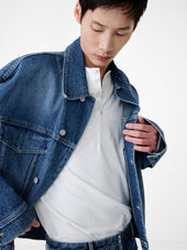 Stein Denim Jacket In Worn Wash