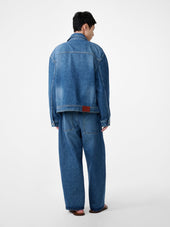 Stein Denim Jacket In Worn Wash