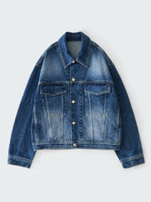 Stein Denim Jacket In Worn Wash