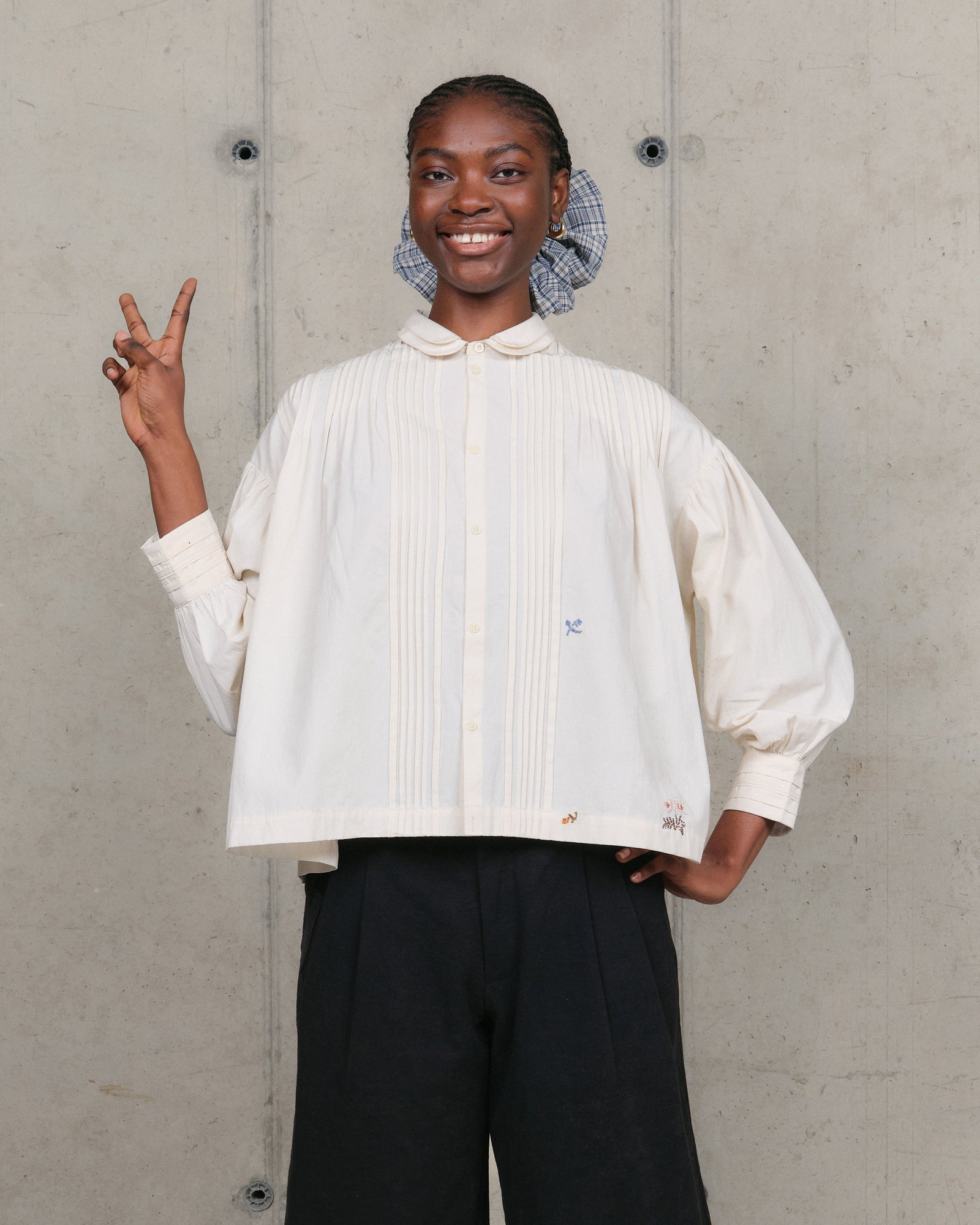 Still Shirt Interrupted Embroidery