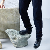 STIVALE IN PELLE ORIONE BLUE-DEEP