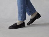 Stride Loafers In Dark Brown Milled Calf
