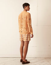 Striped Fruit Bowl Shorts