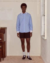 Striped Poplin Shirt
