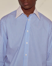Striped Poplin Shirt
