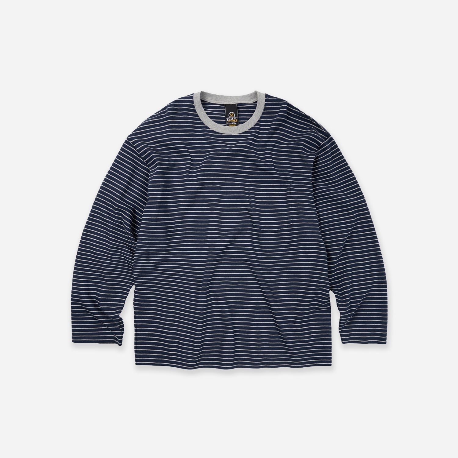 Stripe Relaxed Long Sleeve T Shirt