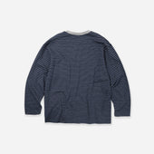 Stripe Relaxed Long Sleeve T Shirt