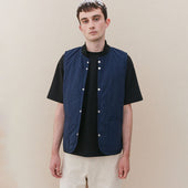 Stud Front Bomber Gilet