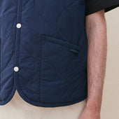 Stud Front Bomber Gilet