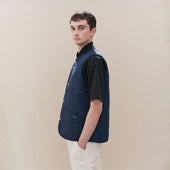 Stud Front Bomber Gilet