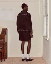Studded Welding Jacket - Black