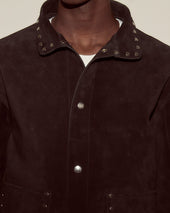 Studded Welding Jacket - Black
