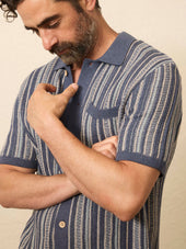Short Sleeve Sweater Shirt