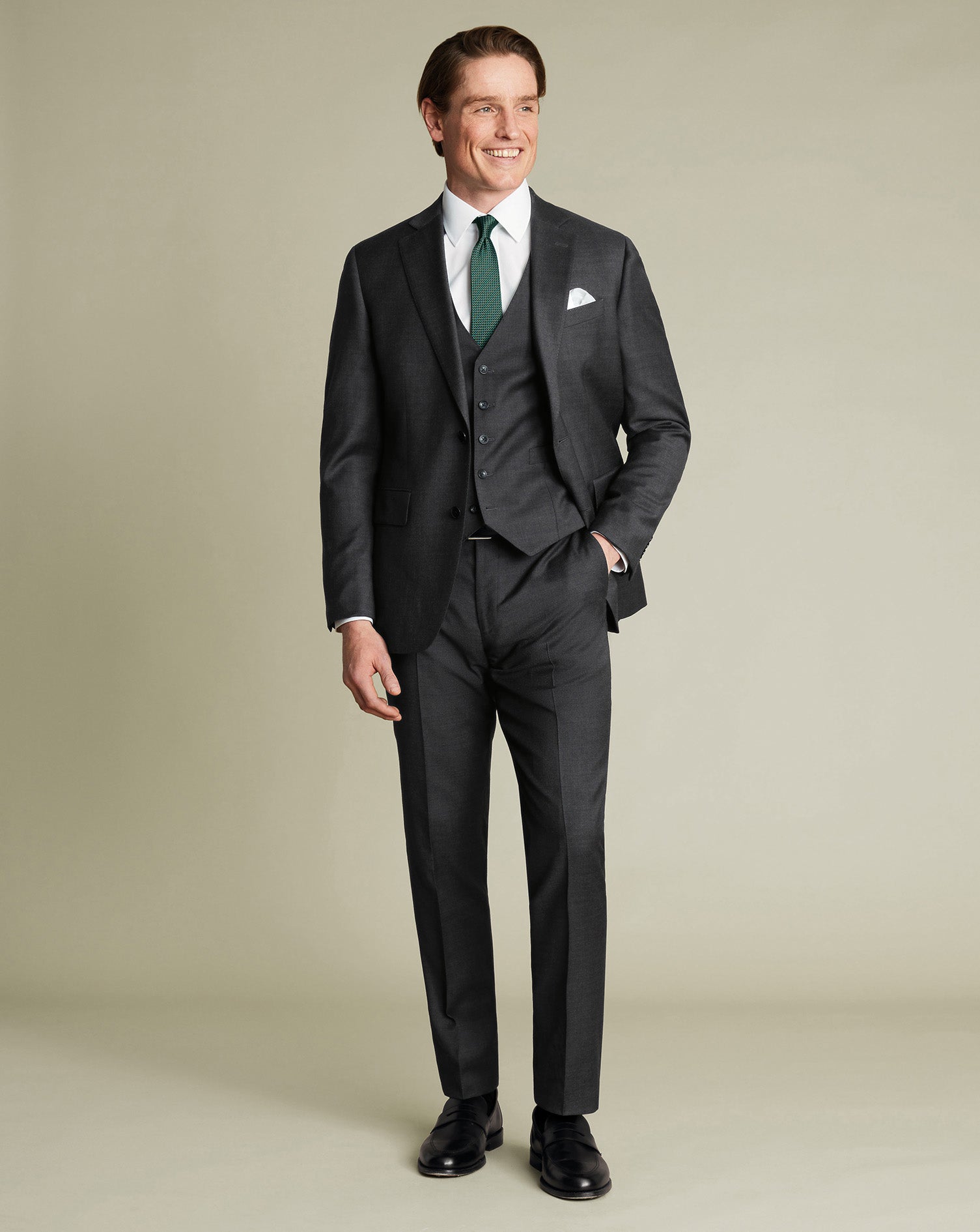 Natural Stretch Twill Suit